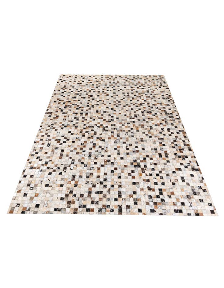 Detail image of 5' 5 x 7' 6 Cowhide Stocks Rug