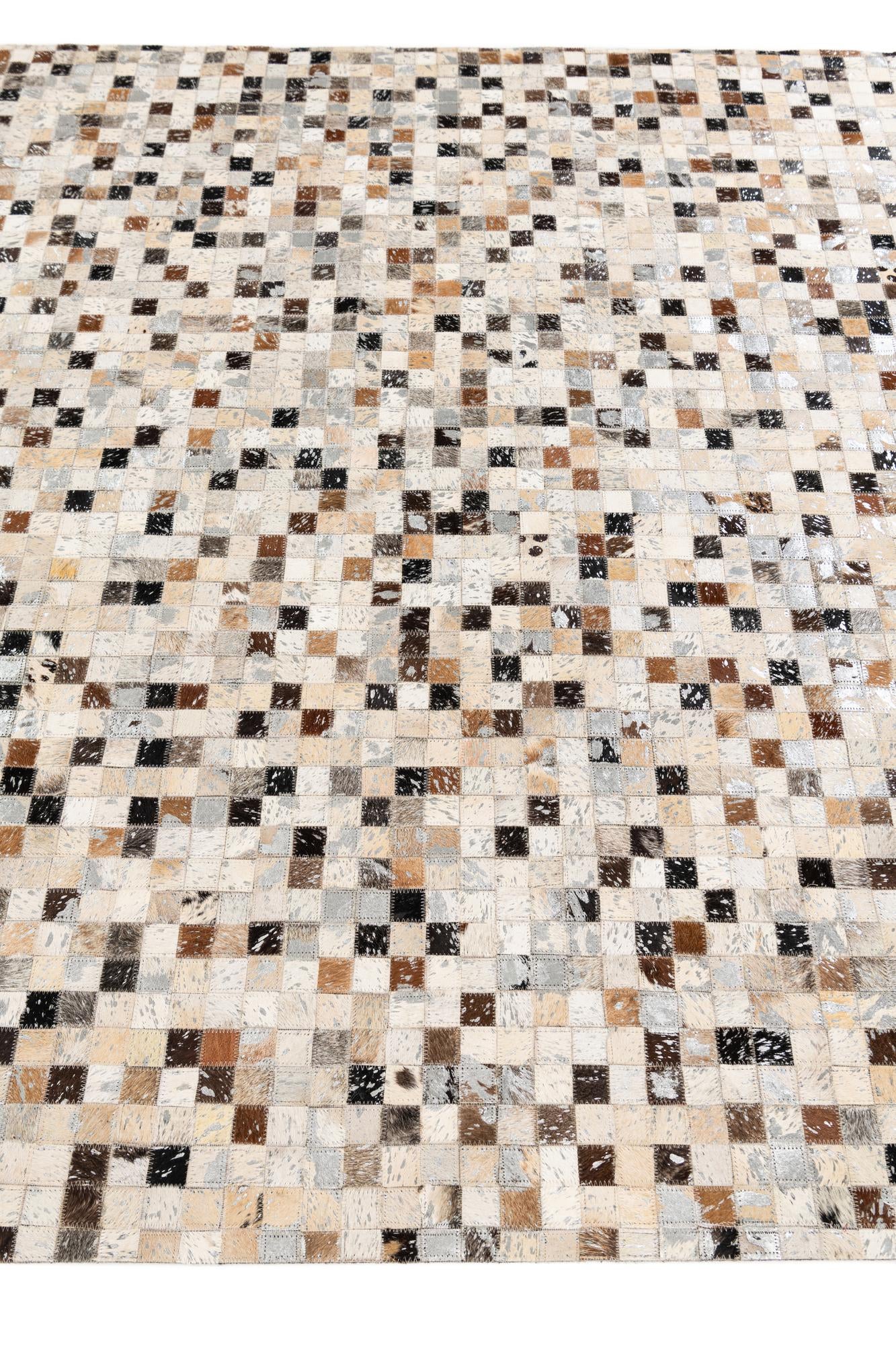 5' 5 x 7' 6 Cowhide Stocks Rug