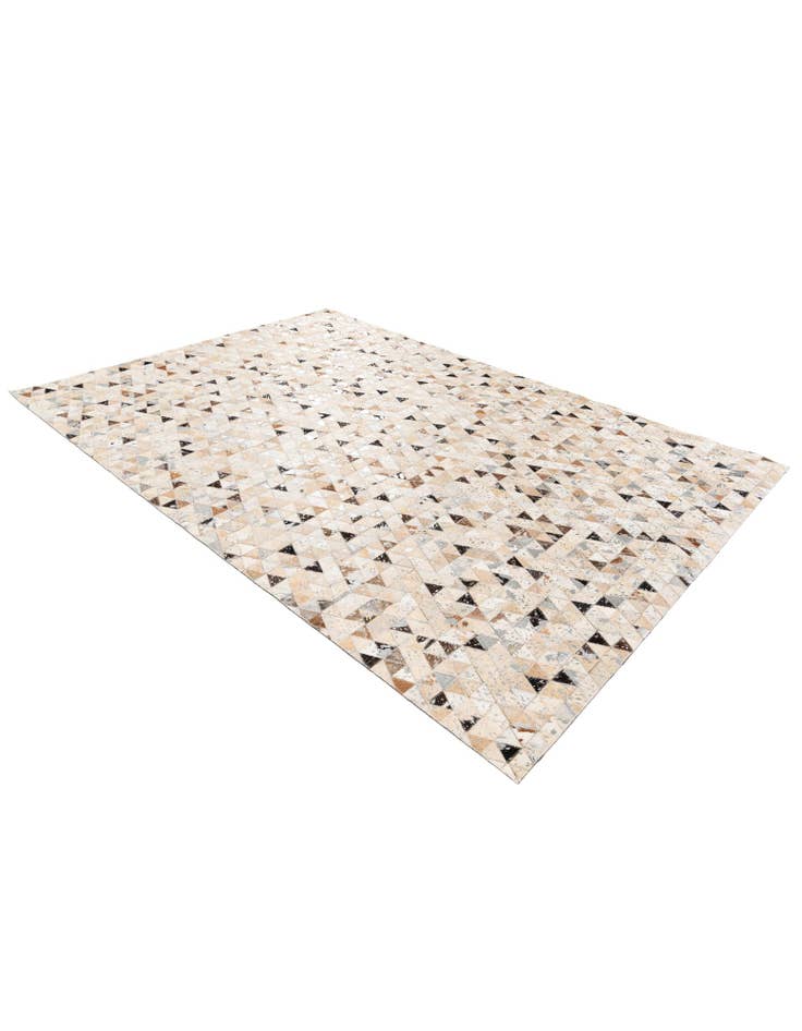 Detail image of 5' 4 x 7' 7 Cowhide Stocks Rug