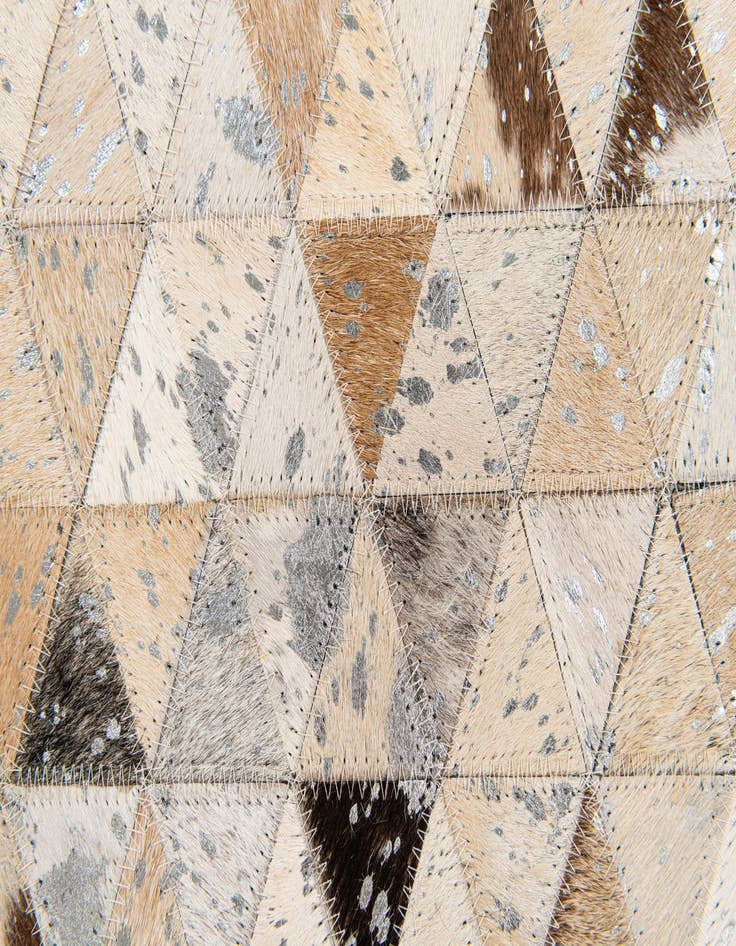 Detail image of 5' 4 x 7' 7 Cowhide Stocks Rug