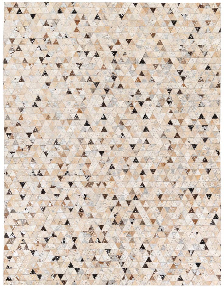 Detail image of 5' 4 x 7' 7 Cowhide Stocks Rug