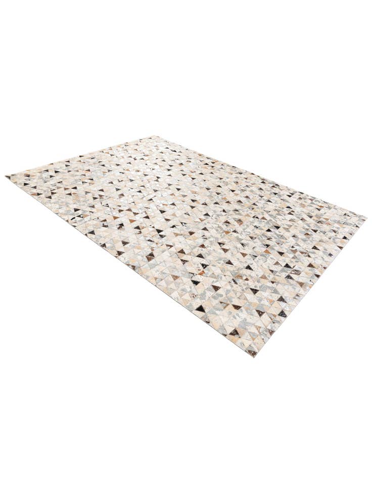 Detail image of 5' 3 x 7' 5 Cowhide Stocks Rug