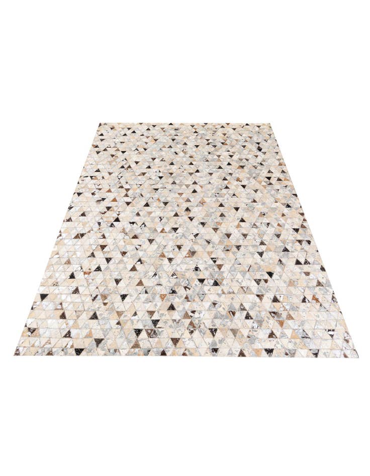 Detail image of 5' 3 x 7' 5 Cowhide Stocks Rug