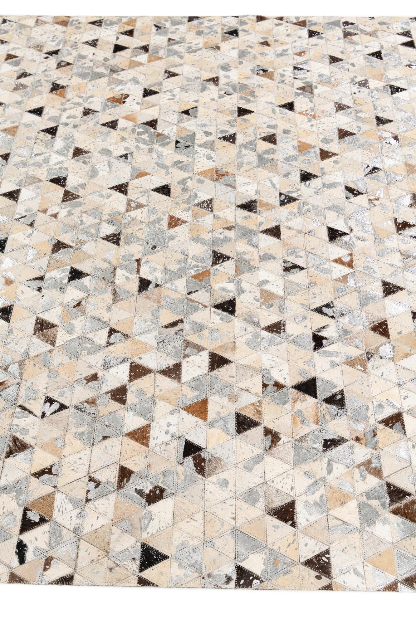 5' 3 x 7' 5 Cowhide Stocks Rug