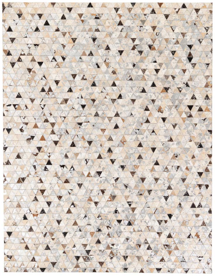 Detail image of 5' 3 x 7' 5 Cowhide Stocks Rug