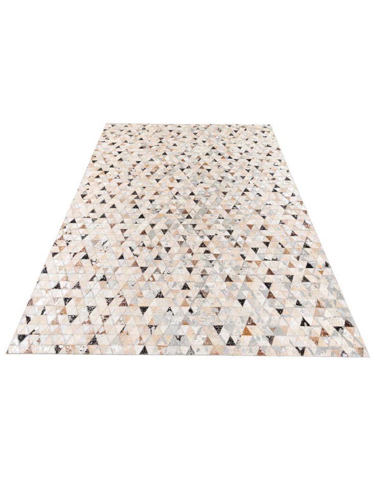 Detail image of 5' 3 x 7' 6 Cowhide Stocks Rug