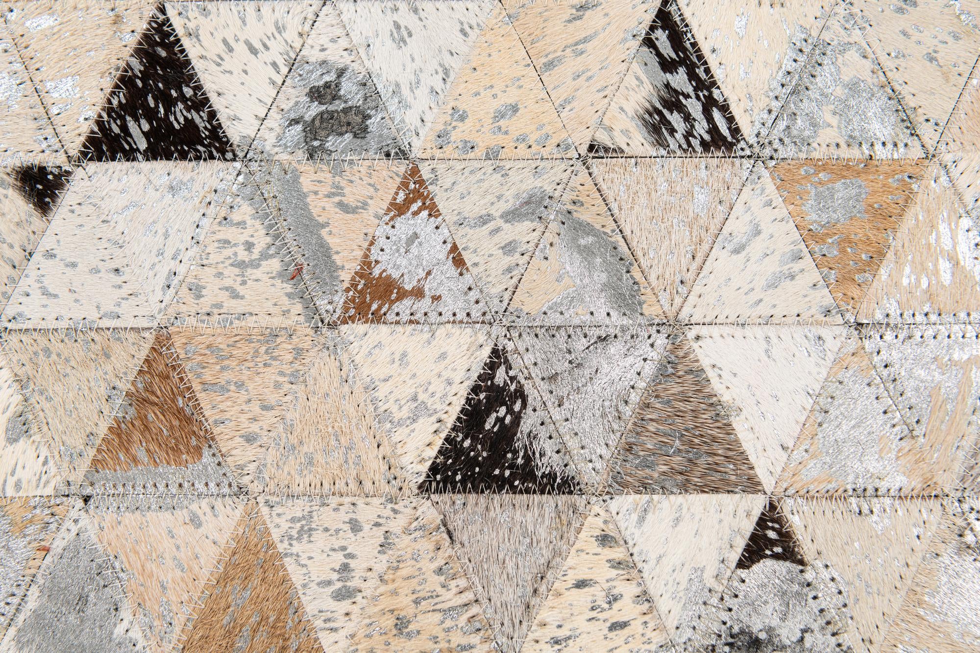 5' 3 x 7' 6 Cowhide Stocks Rug