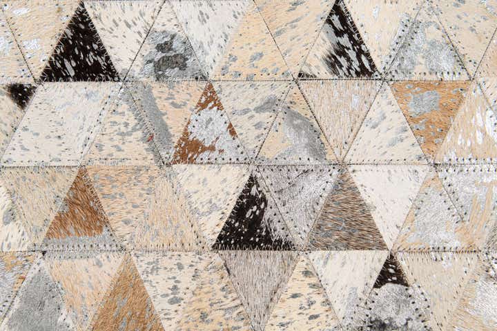 5' 3 x 7' 6 Cowhide Stocks Rug