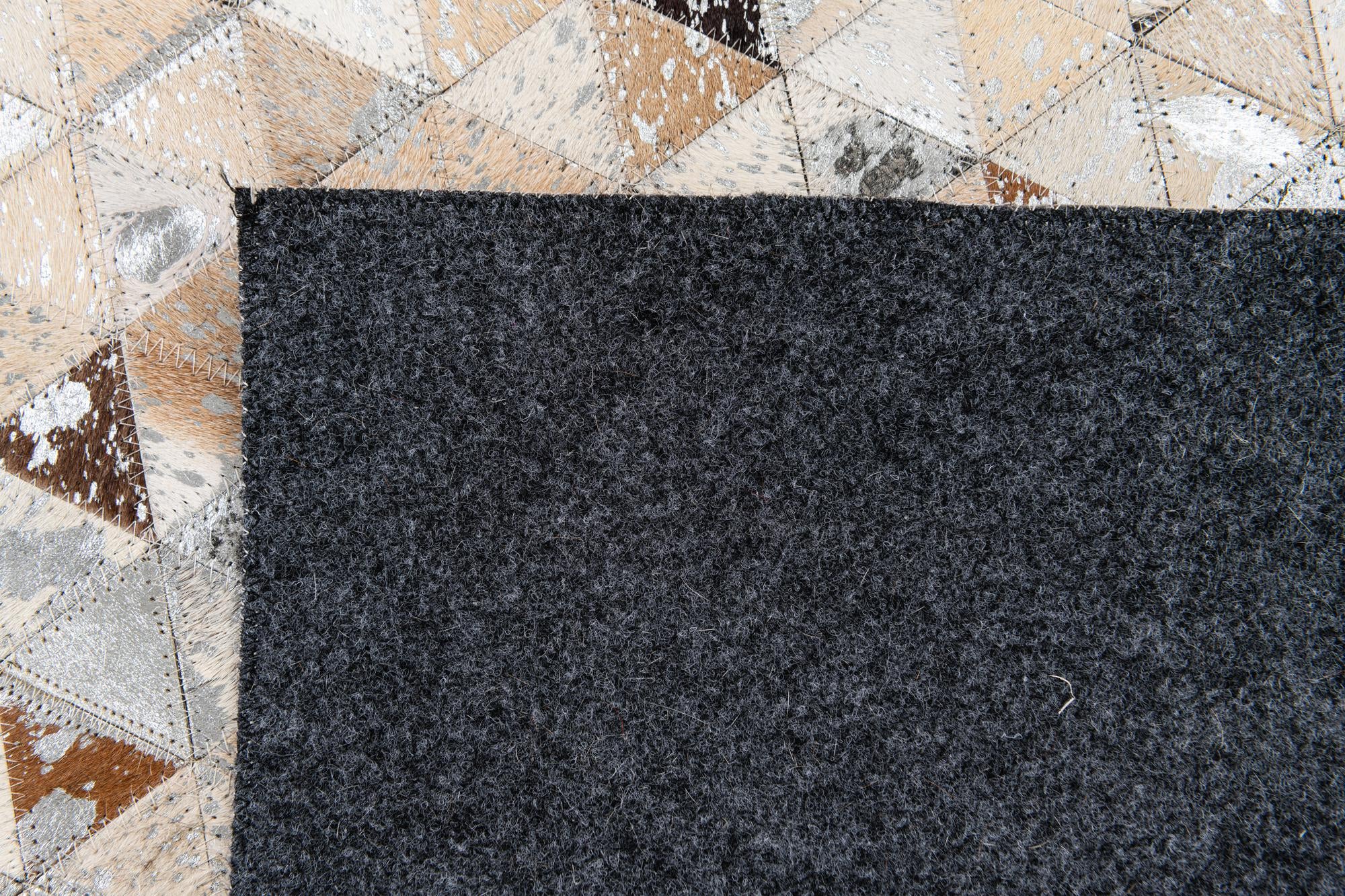 5' 3 x 7' 6 Cowhide Stocks Rug