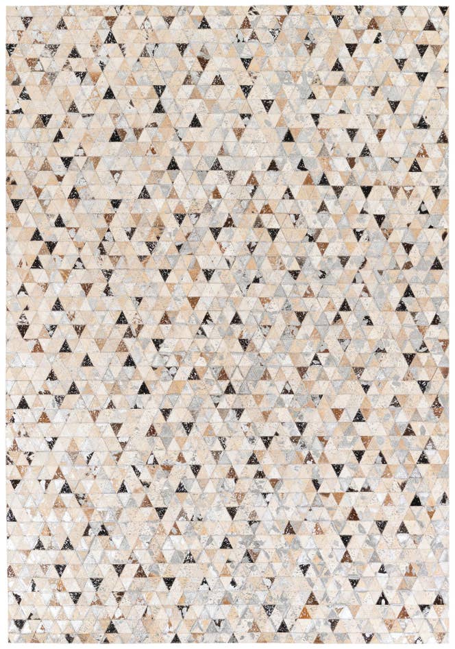 Detail image of 5' 3 x 7' 6 Cowhide Stocks Rug