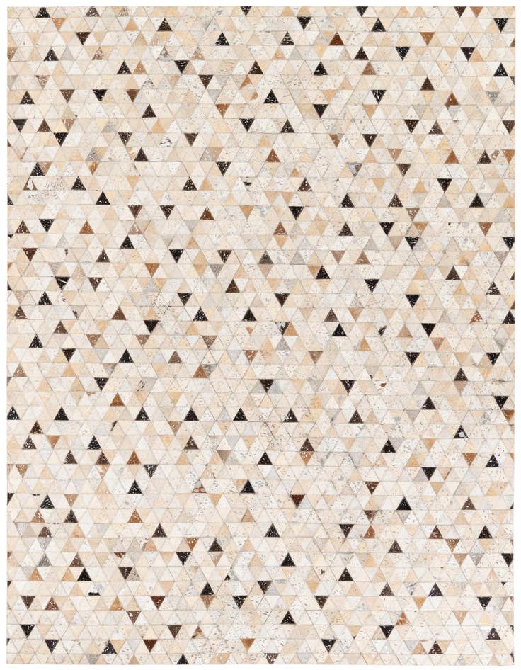 Detail image of 5' 3 x 7' 7 Cowhide Stocks Rug