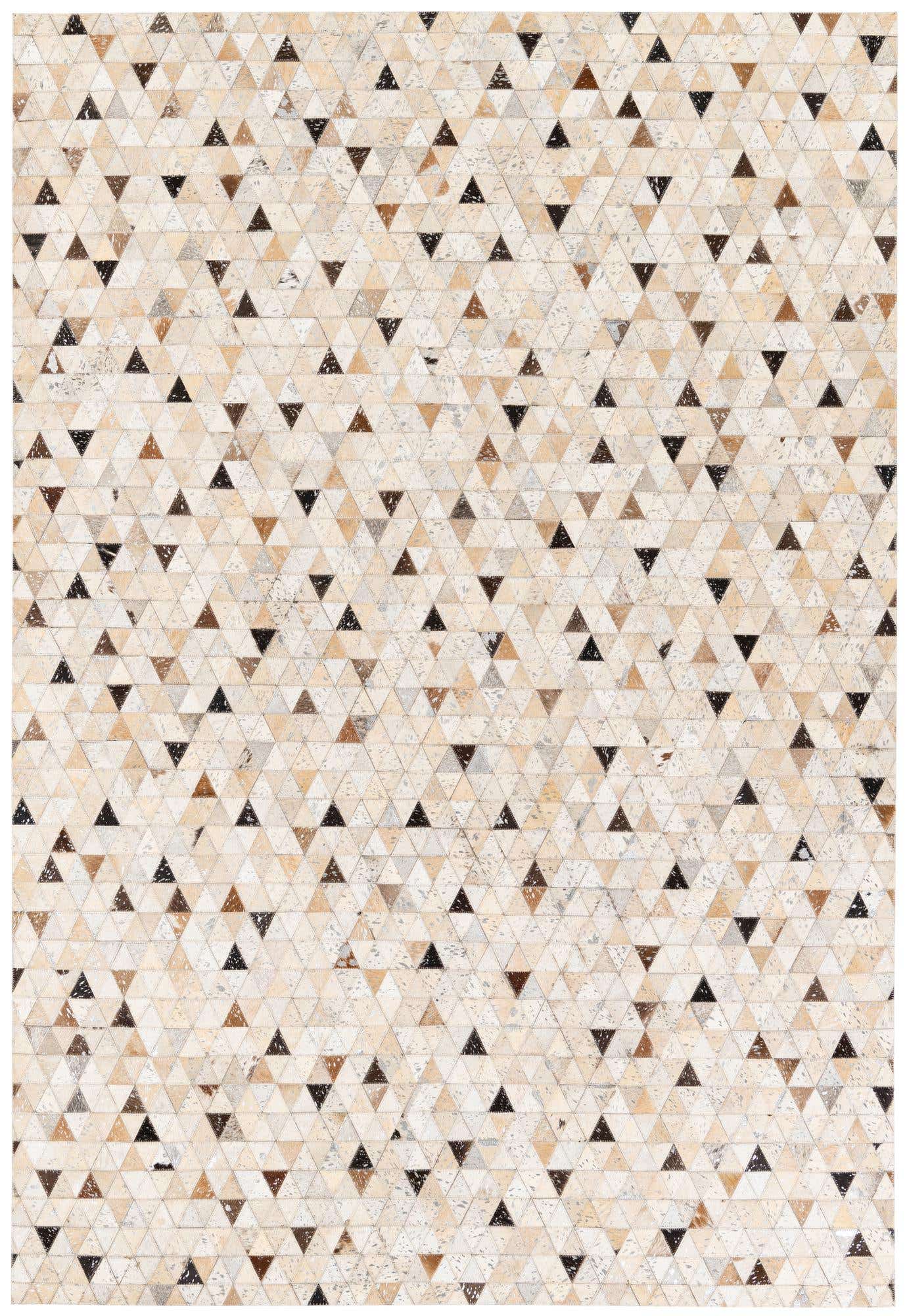 5' 3 x 7' 7 Cowhide Stocks Rug