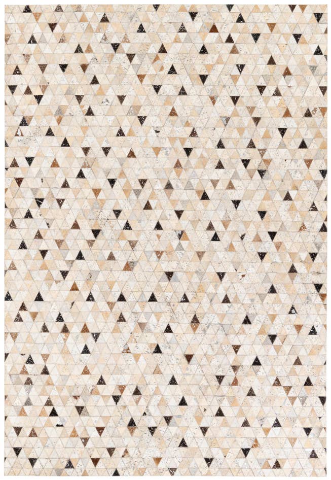Detail image of 5' 3 x 7' 7 Cowhide Stocks Rug