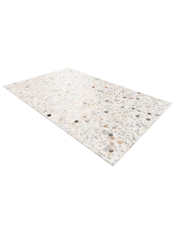 Detail image of 5' 1 x 8' Cowhide Stocks Rug