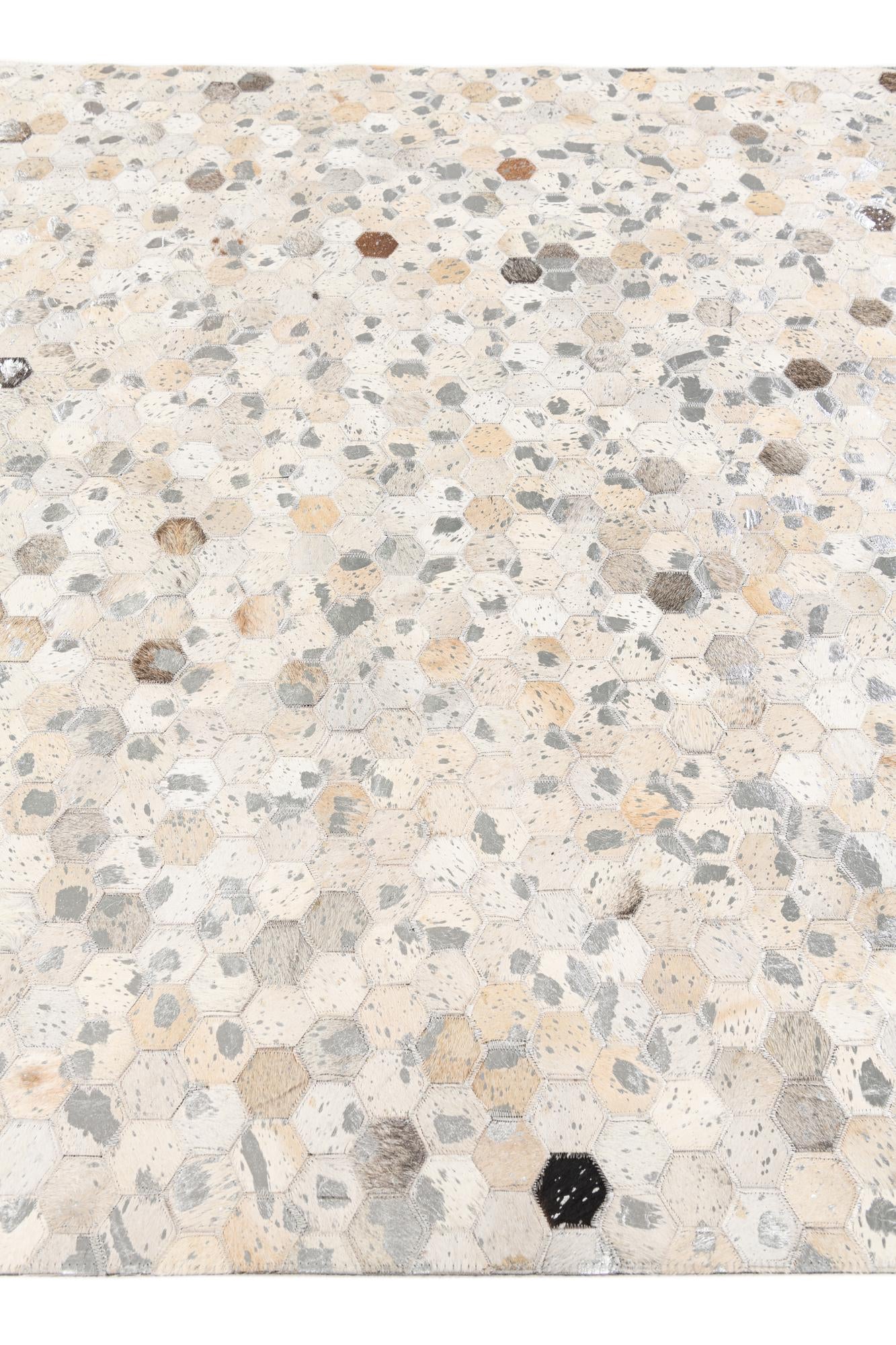 5' 1 x 8' Cowhide Stocks Rug