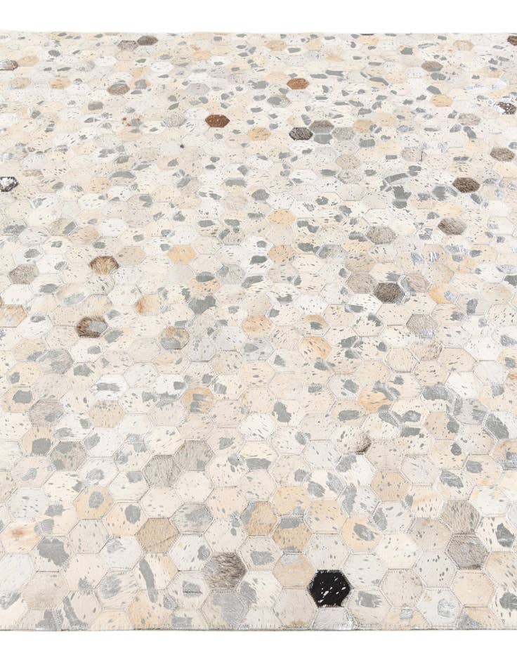 Detail image of 5' 1 x 8' Cowhide Stocks Rug