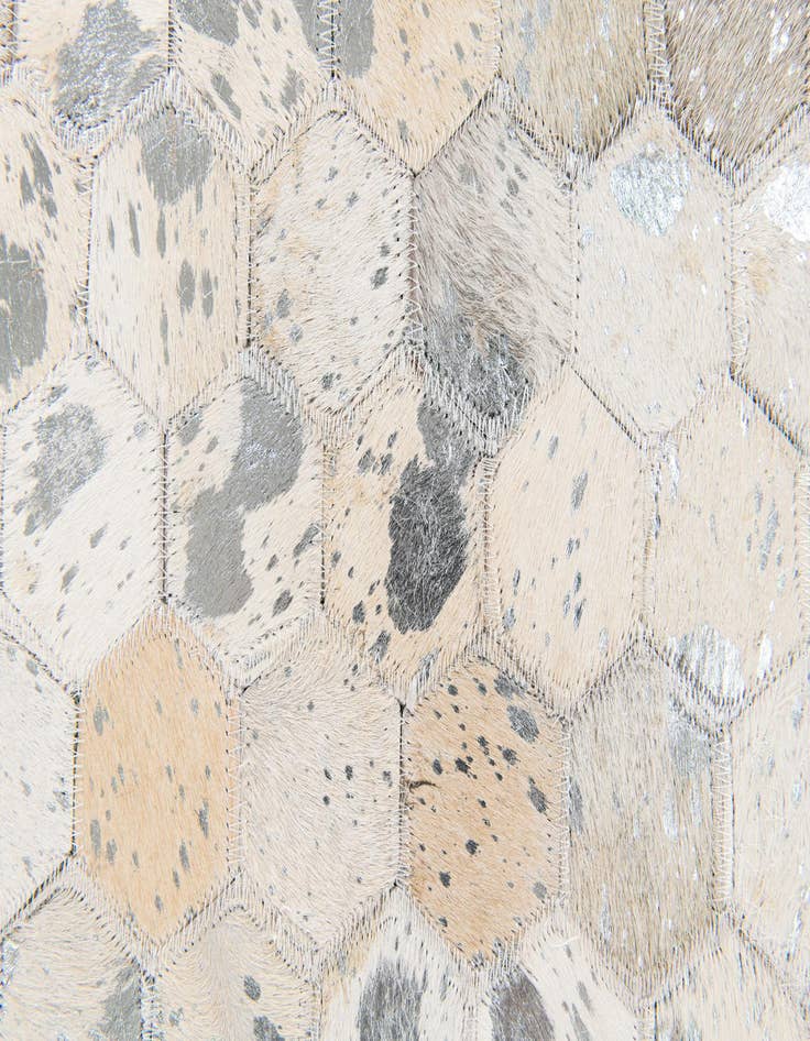 Detail image of 5' 1 x 8' Cowhide Stocks Rug