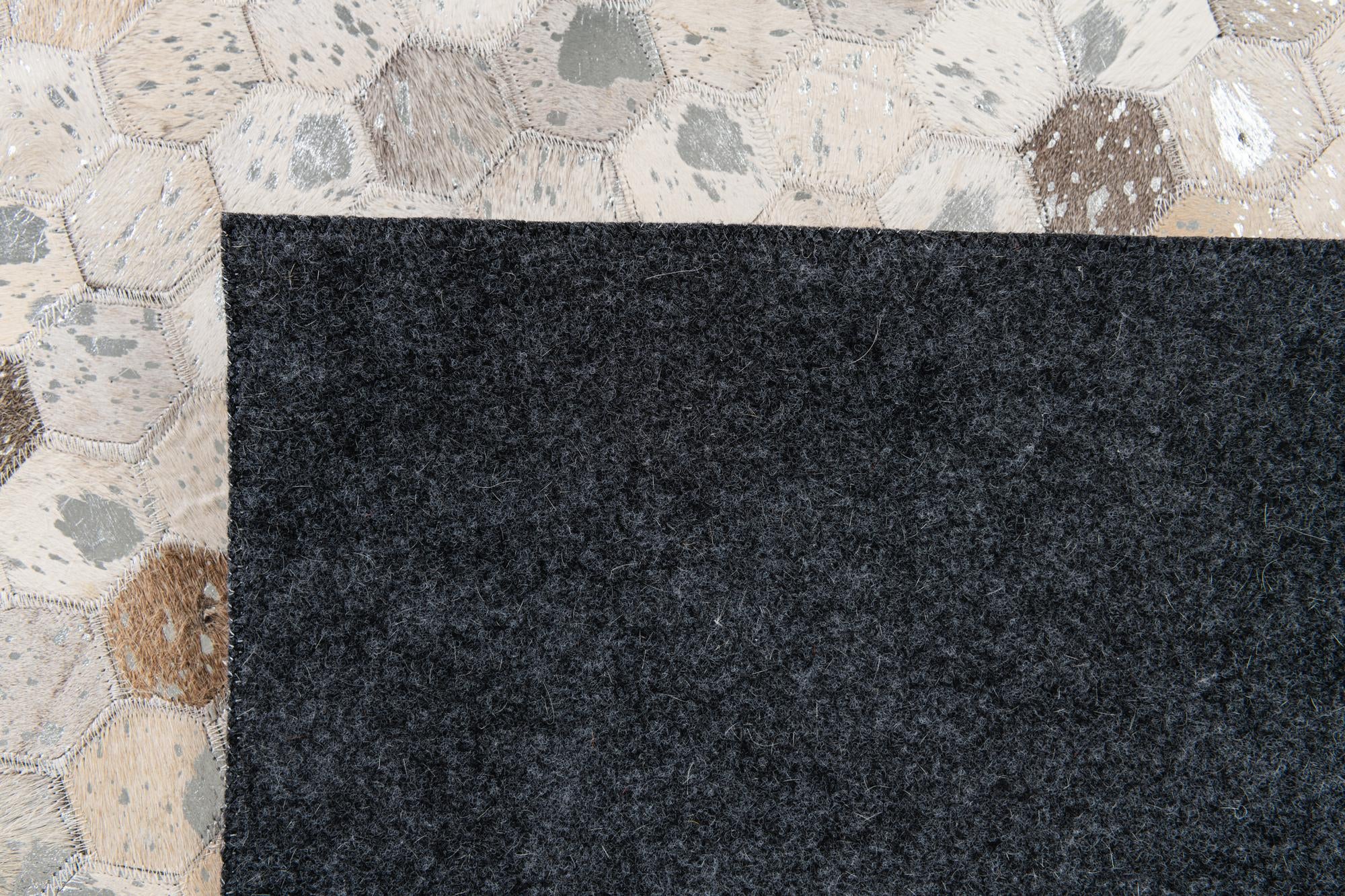5' 1 x 8' Cowhide Stocks Rug