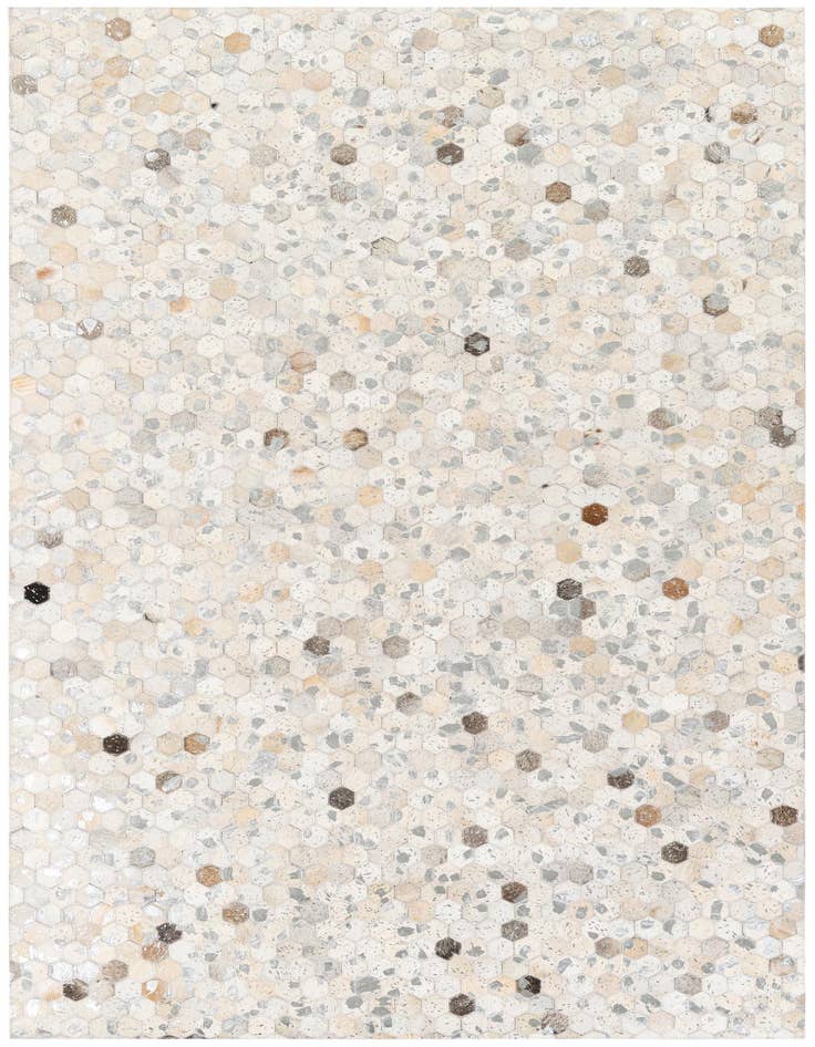Detail image of 5' 1 x 8' Cowhide Stocks Rug