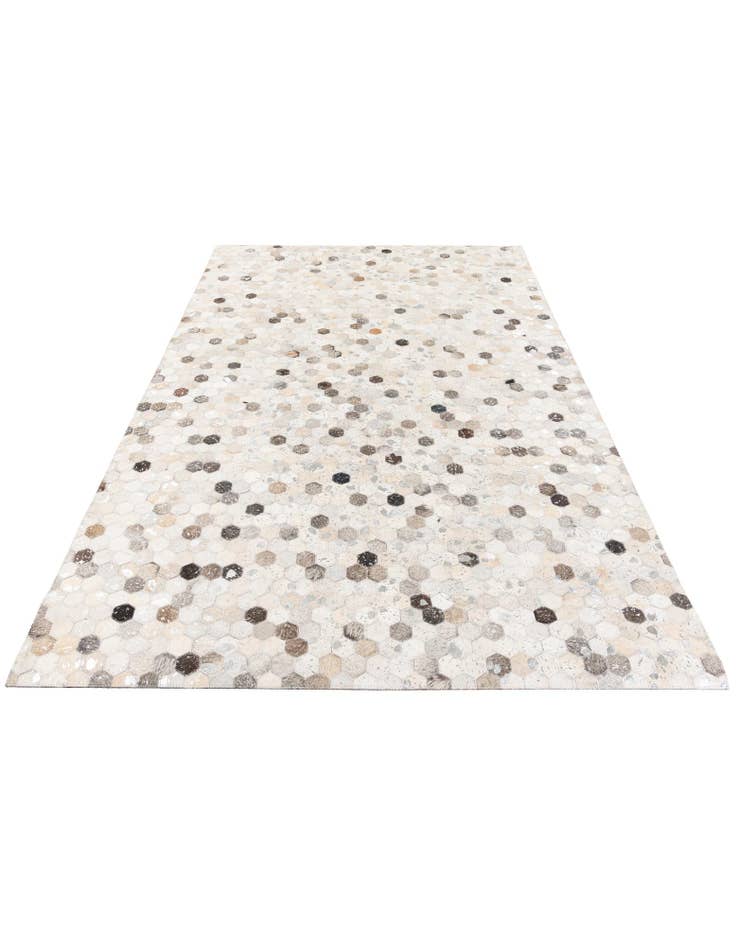 Detail image of 5' 1 x 8' Cowhide Stocks Rug