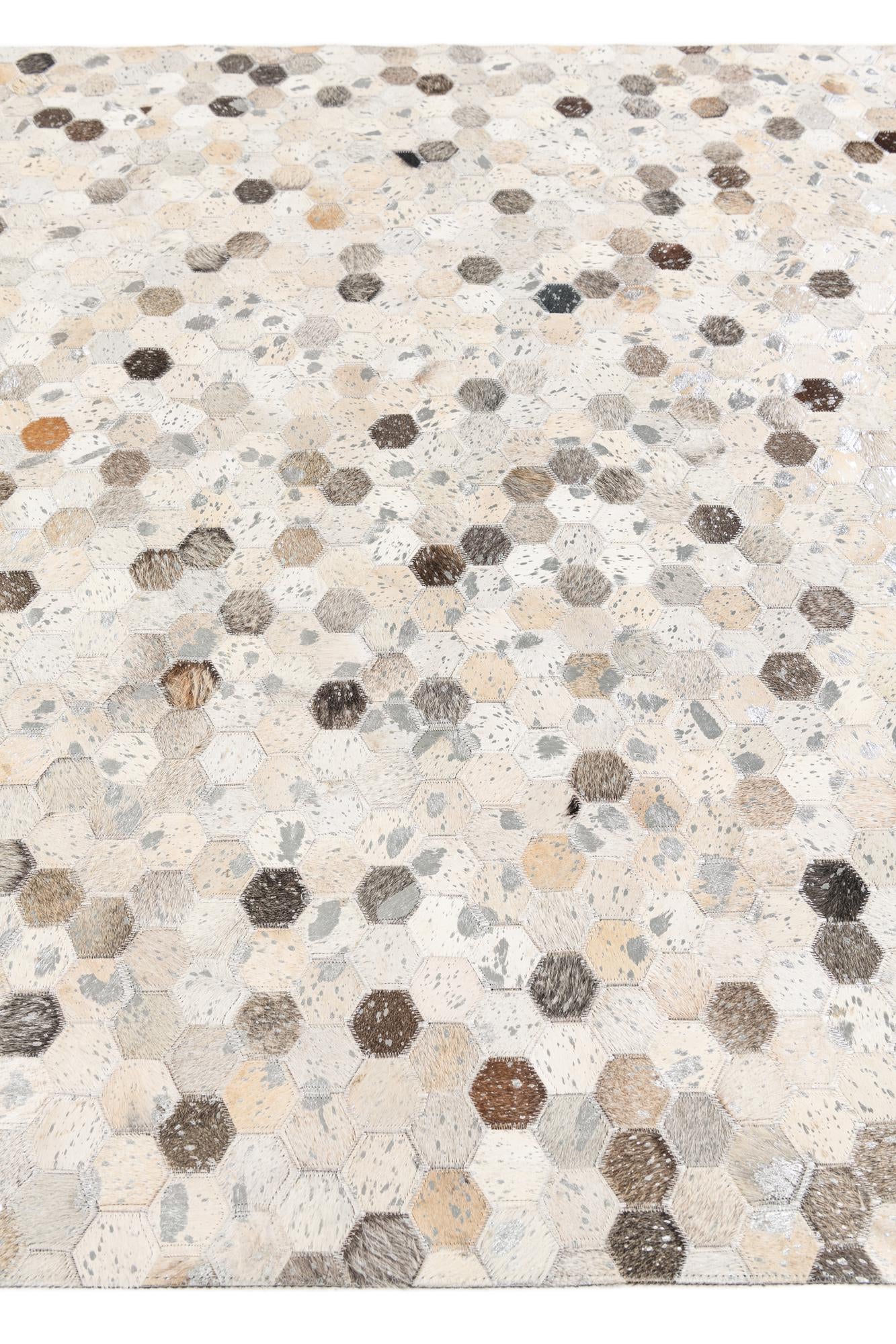 5' 1 x 8' Cowhide Stocks Rug
