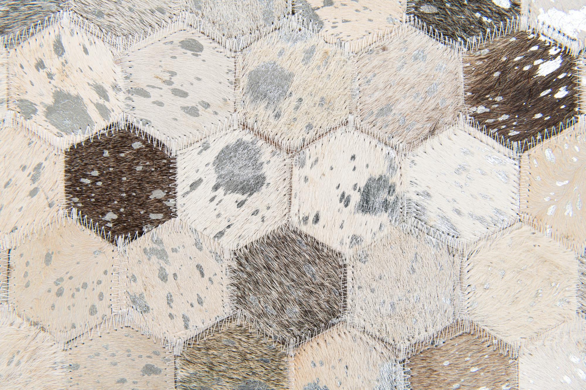 5' 1 x 8' Cowhide Stocks Rug