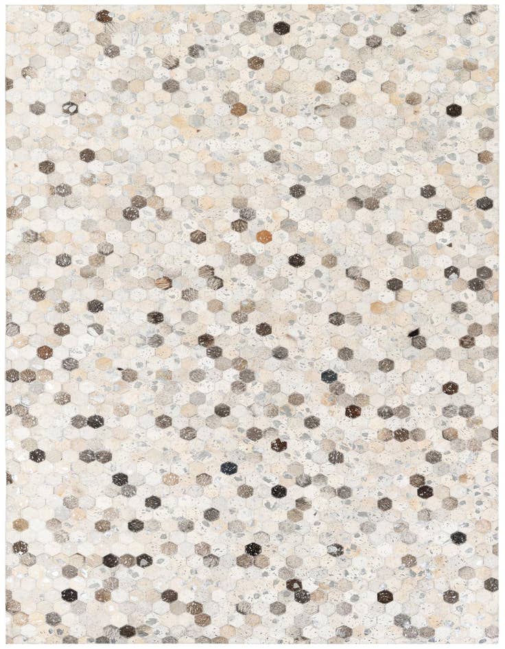Detail image of 5' 1 x 8' Cowhide Stocks Rug