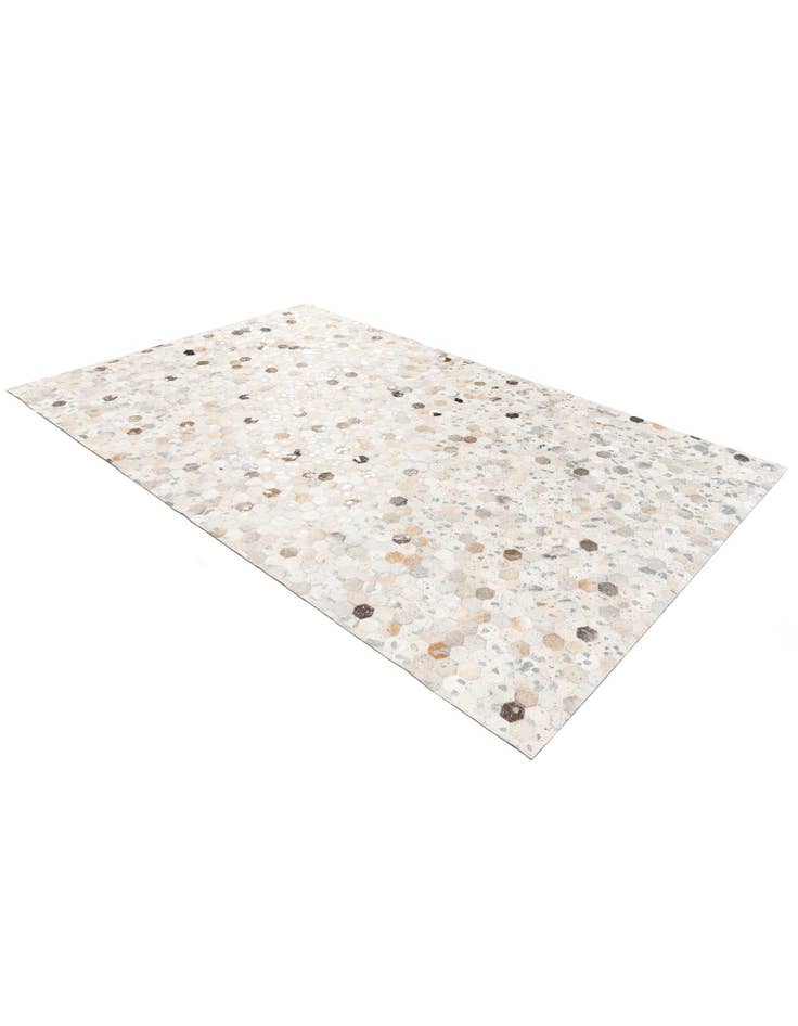 Detail image of 5' 1 x 8' Cowhide Stocks Rug