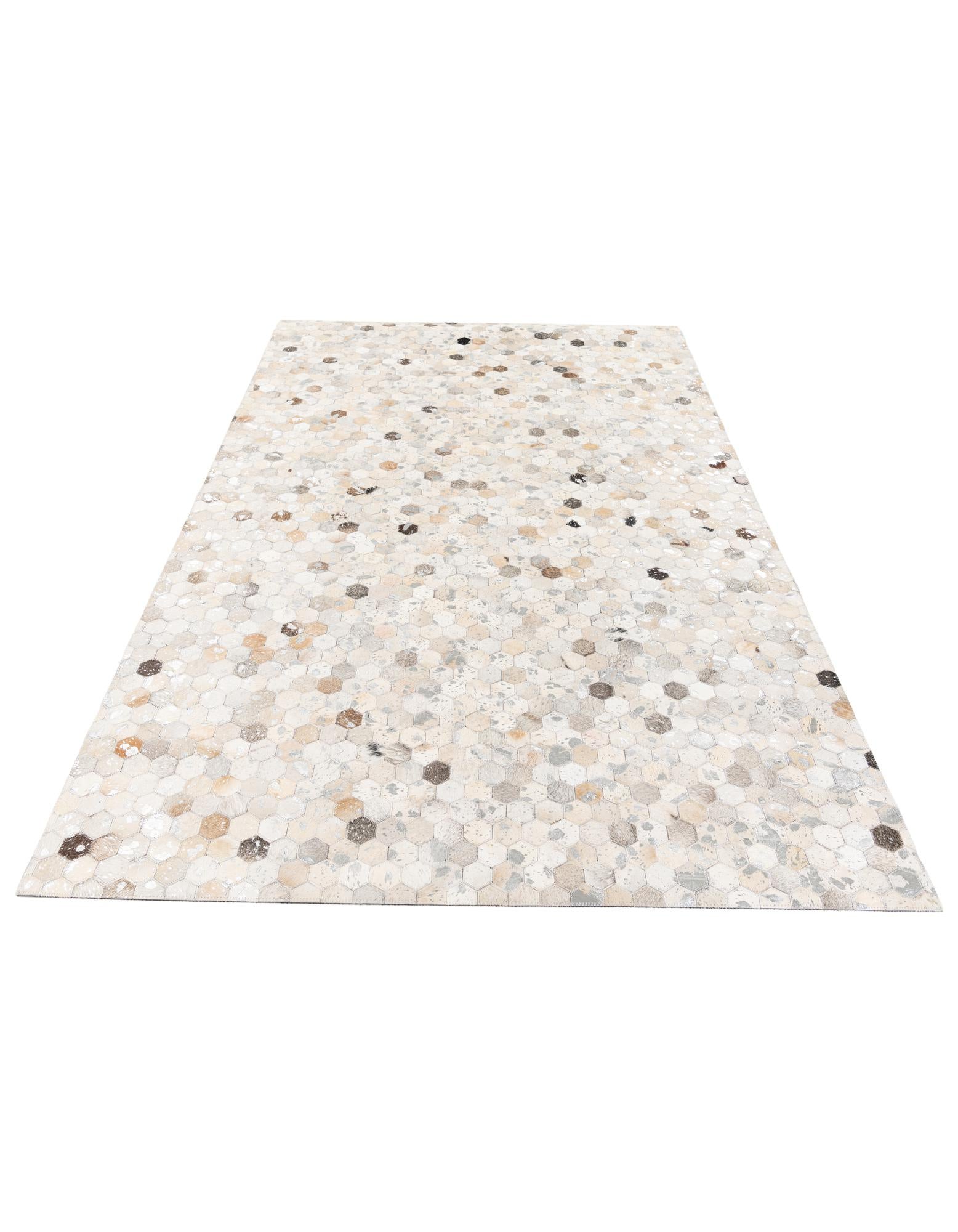 5' 1 x 8' Cowhide Stocks Rug