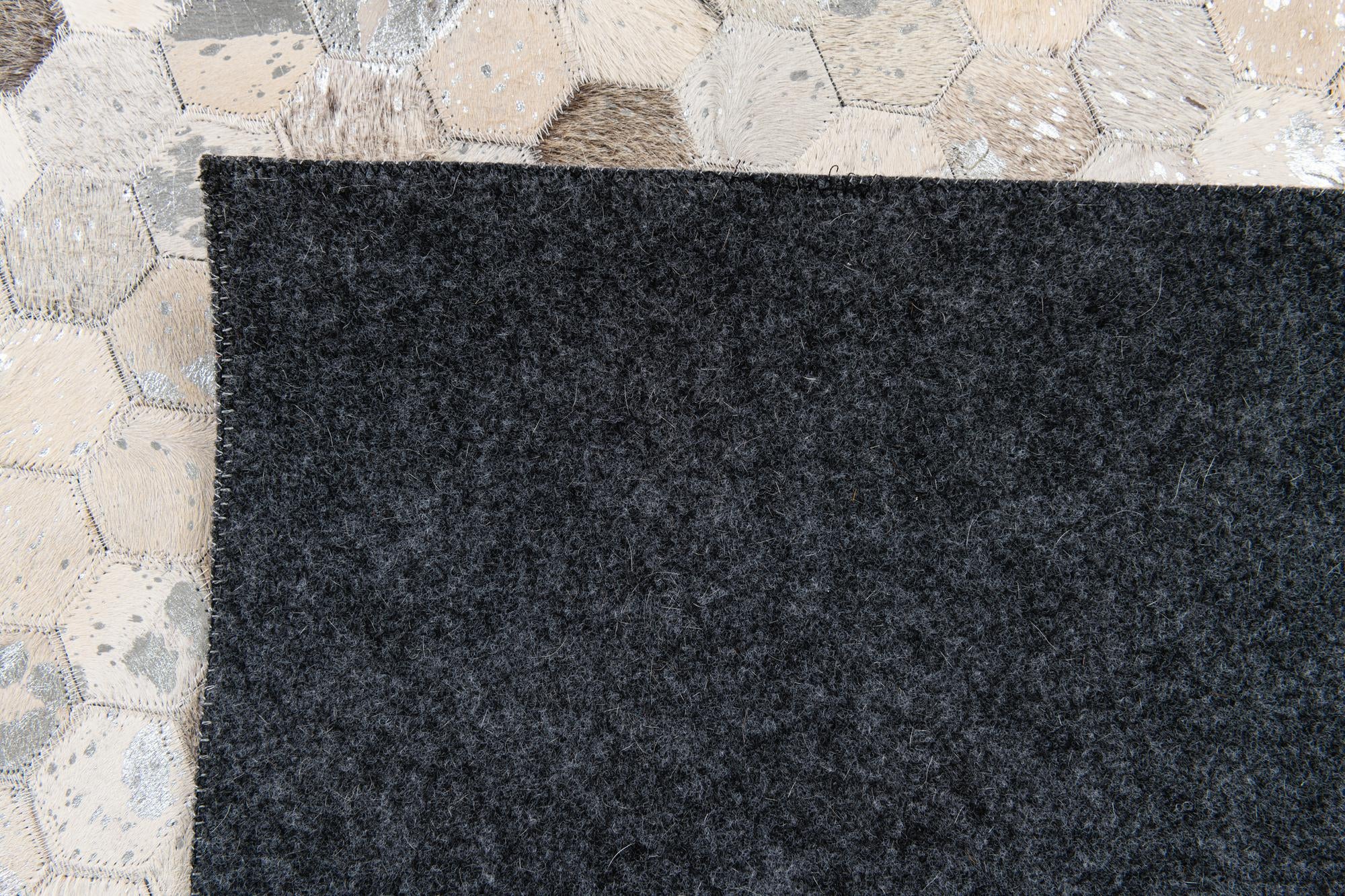 5' 1 x 8' Cowhide Stocks Rug