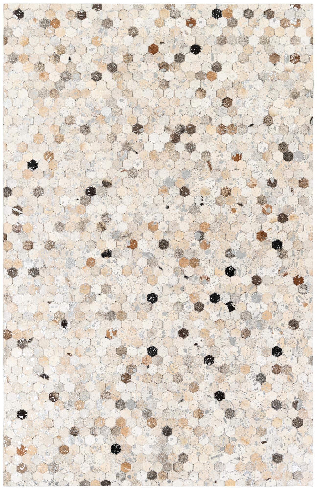 5' 1 x 7' 11 Cowhide Stocks Rug