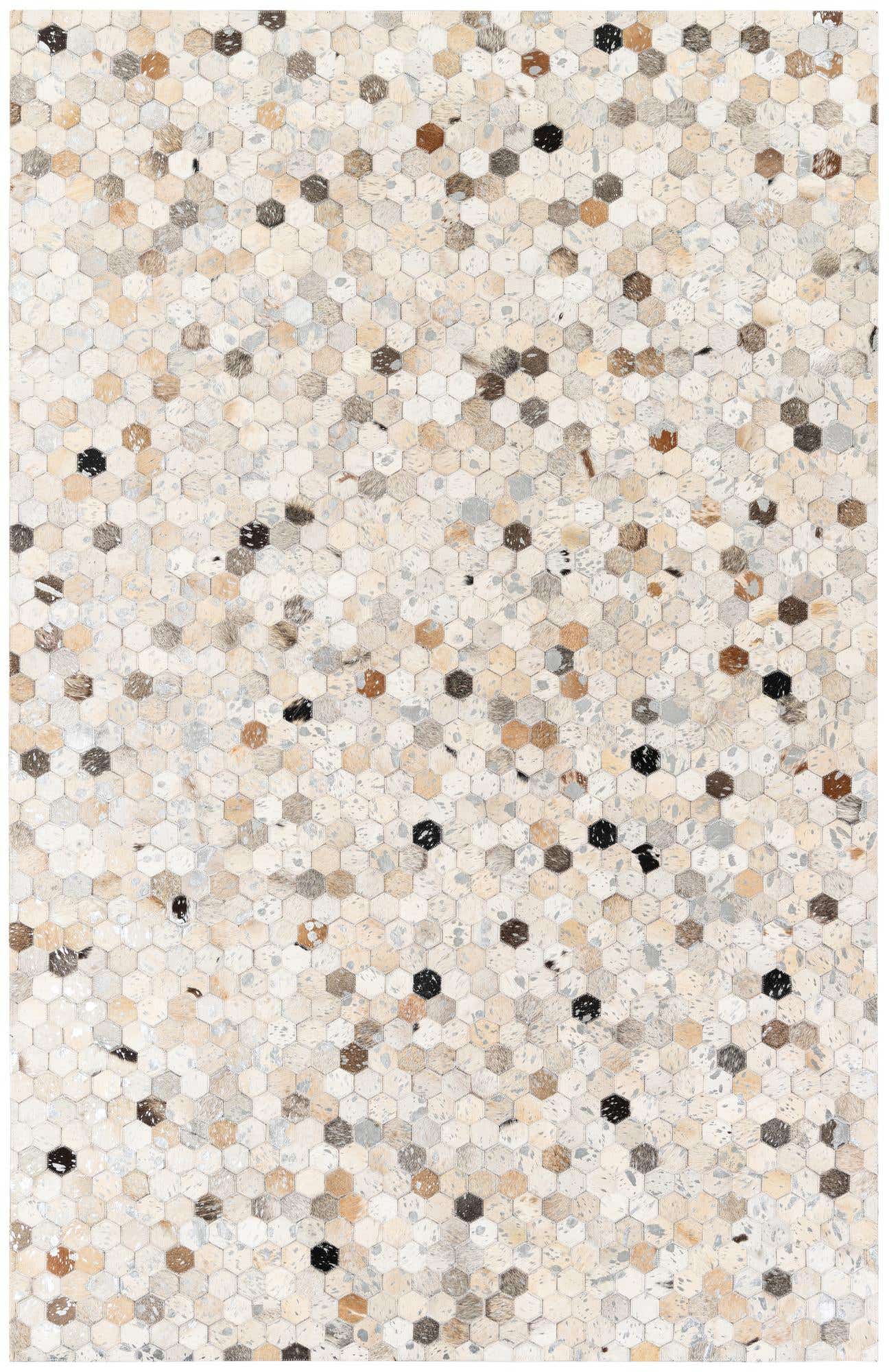 5' 1 x 7' 11 Cowhide Stocks Rug