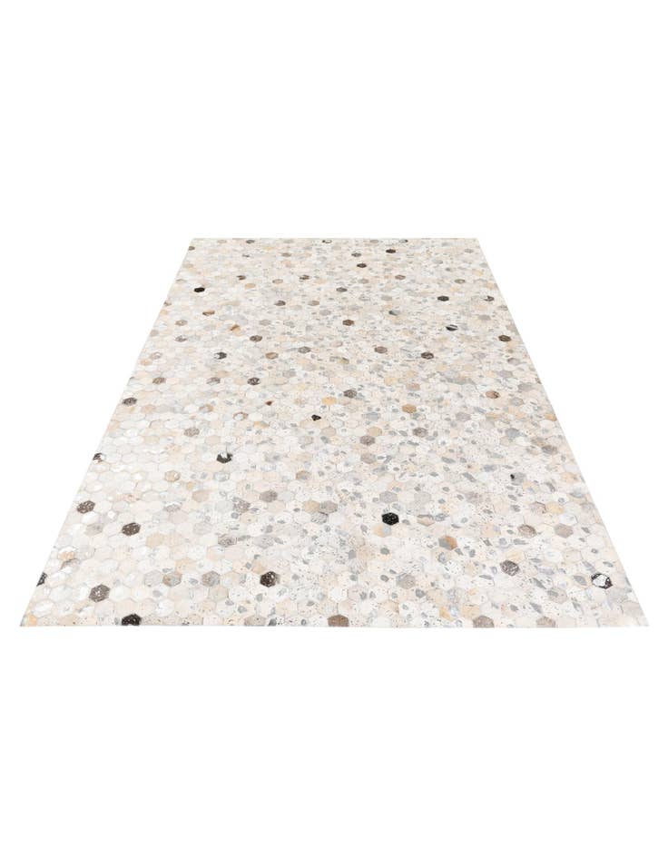 Detail image of 5' 1 x 8' Cowhide Stocks Rug