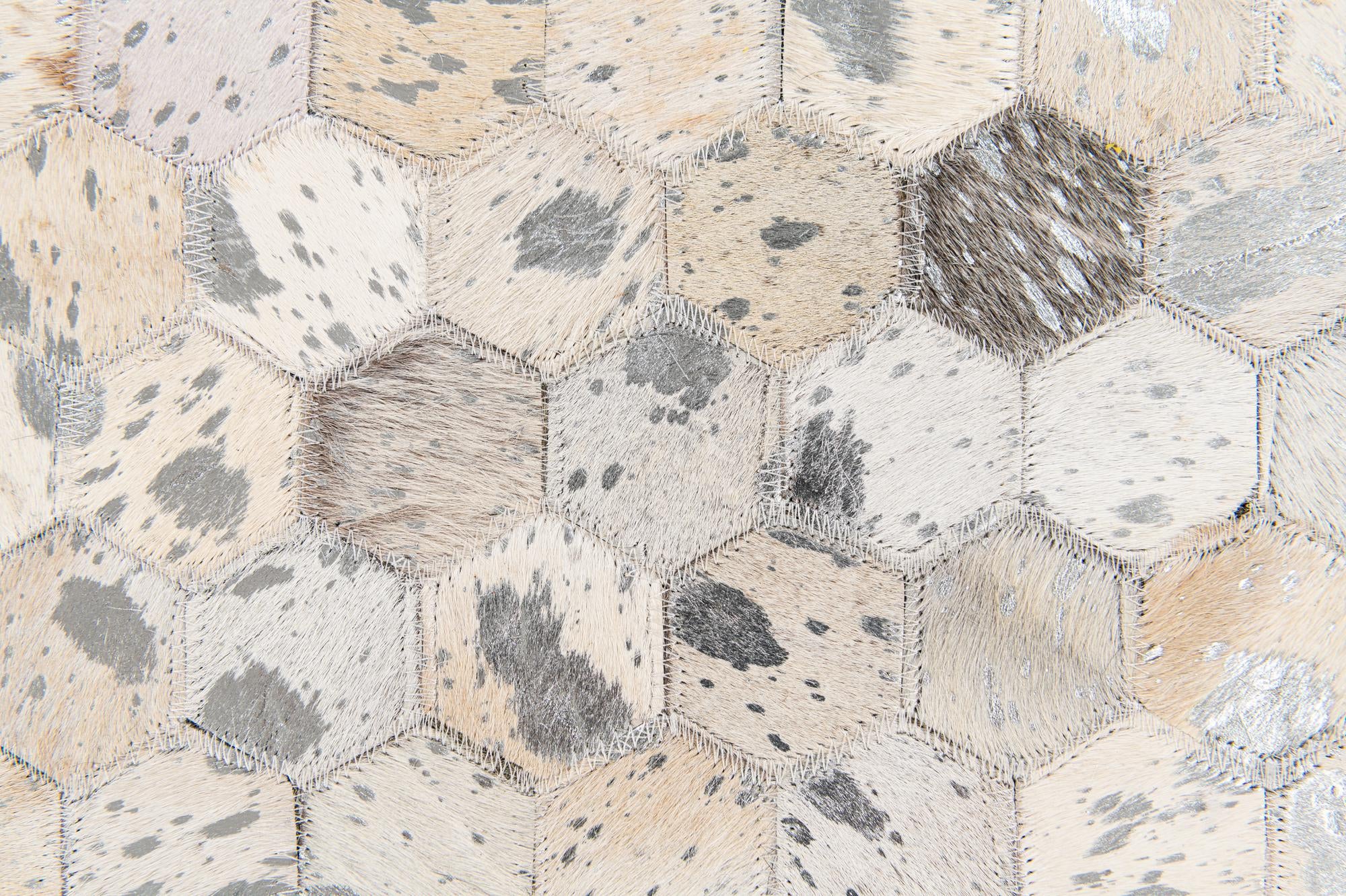 5' 1 x 8' Cowhide Stocks Rug
