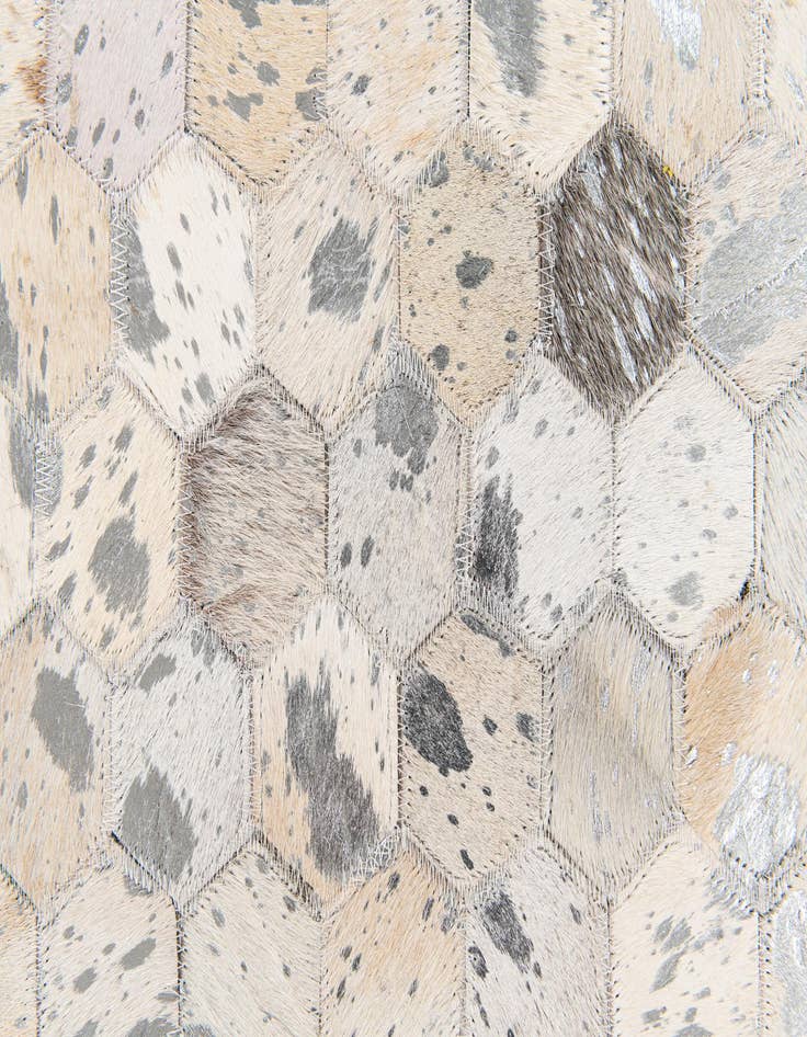 Detail image of 5' 1 x 8' Cowhide Stocks Rug