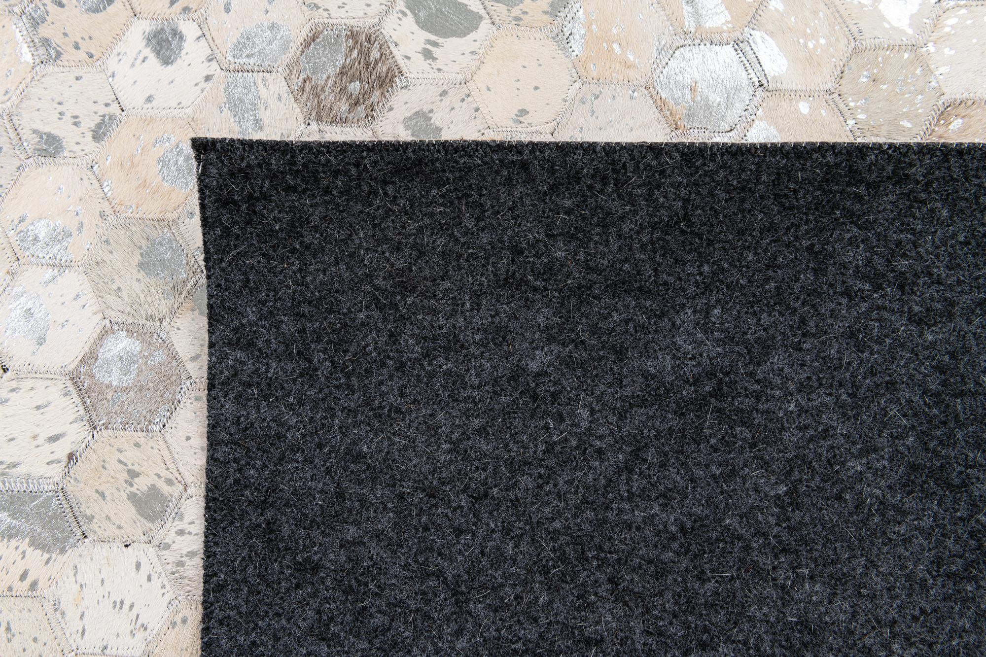 5' 1 x 8' Cowhide Stocks Rug