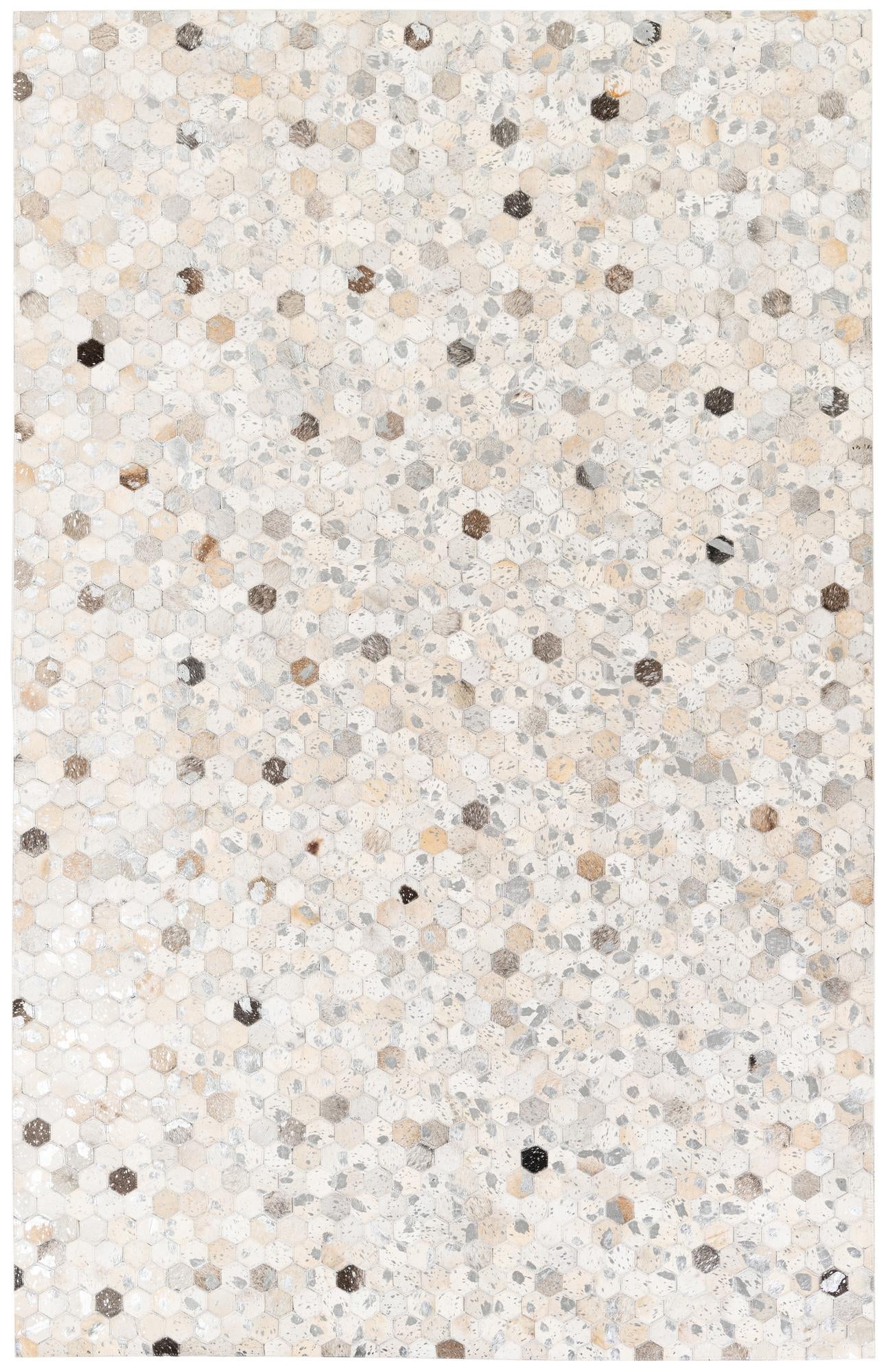 5' 1 x 8' Cowhide Stocks Rug
