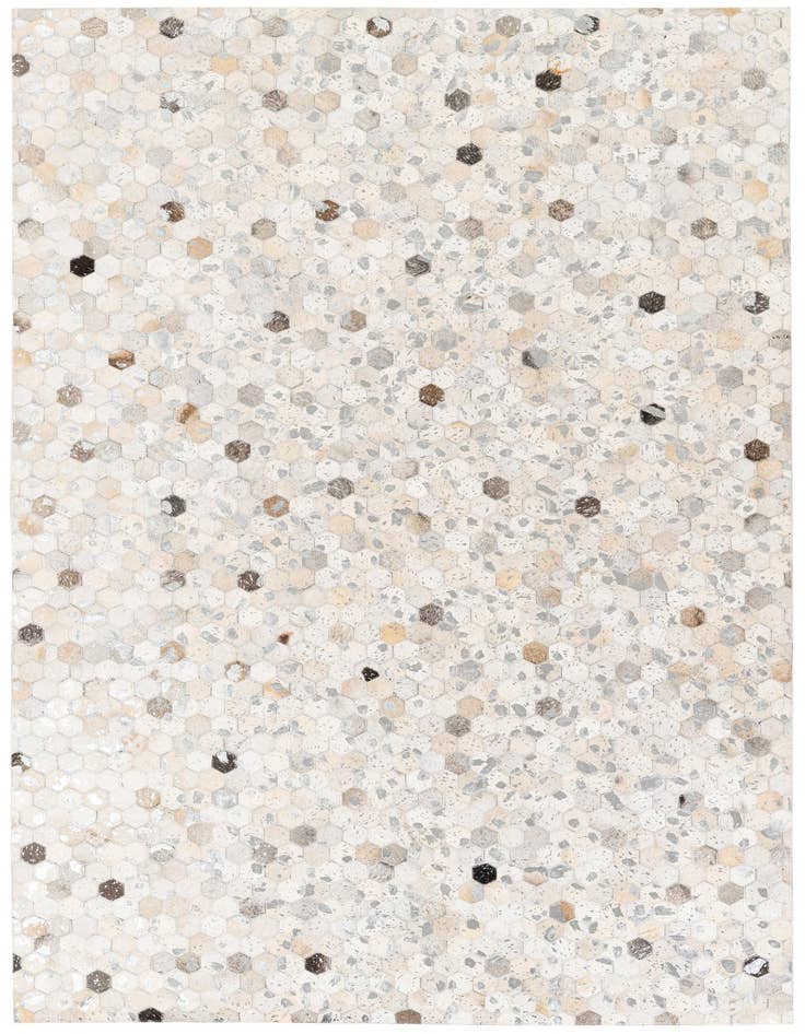 Detail image of 5' 1 x 8' Cowhide Stocks Rug