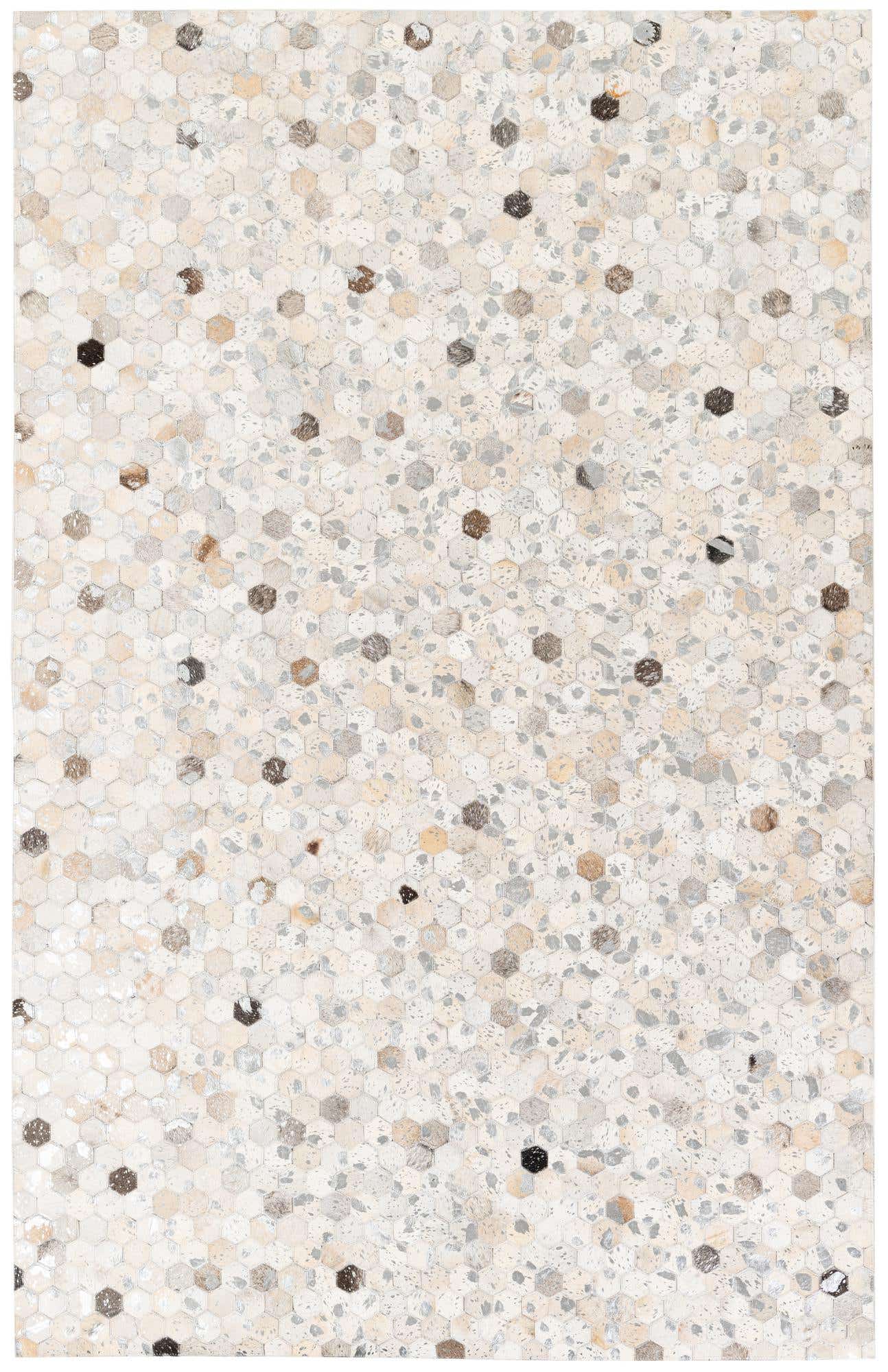 5' 1 x 8' Cowhide Stocks Rug