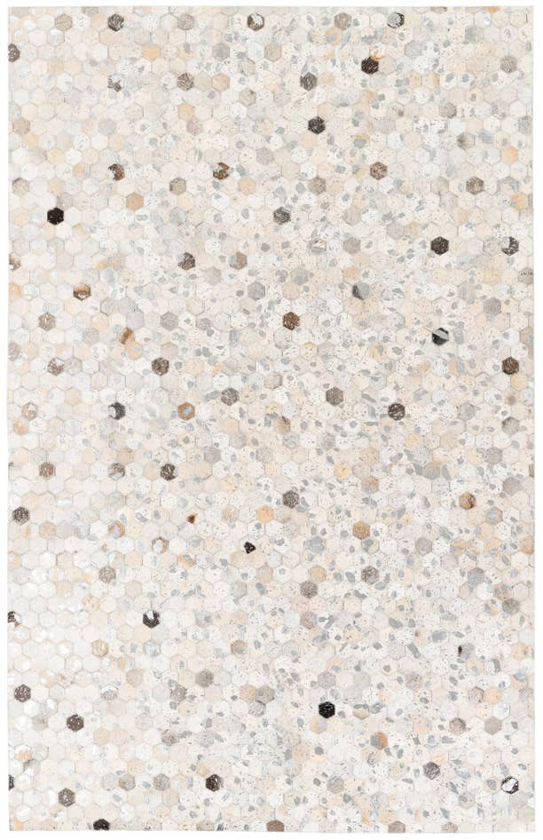 Detail image of 5' 1 x 8' Cowhide Stocks Rug