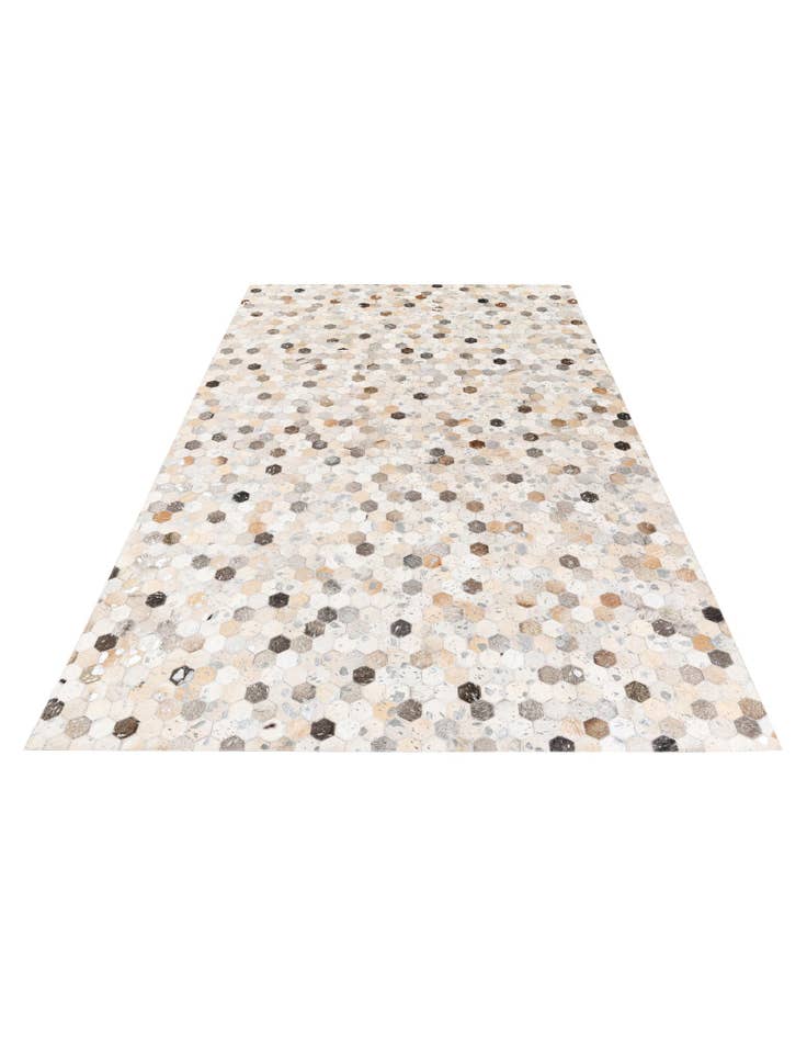 Detail image of 5' x 8' Cowhide Stocks Rug