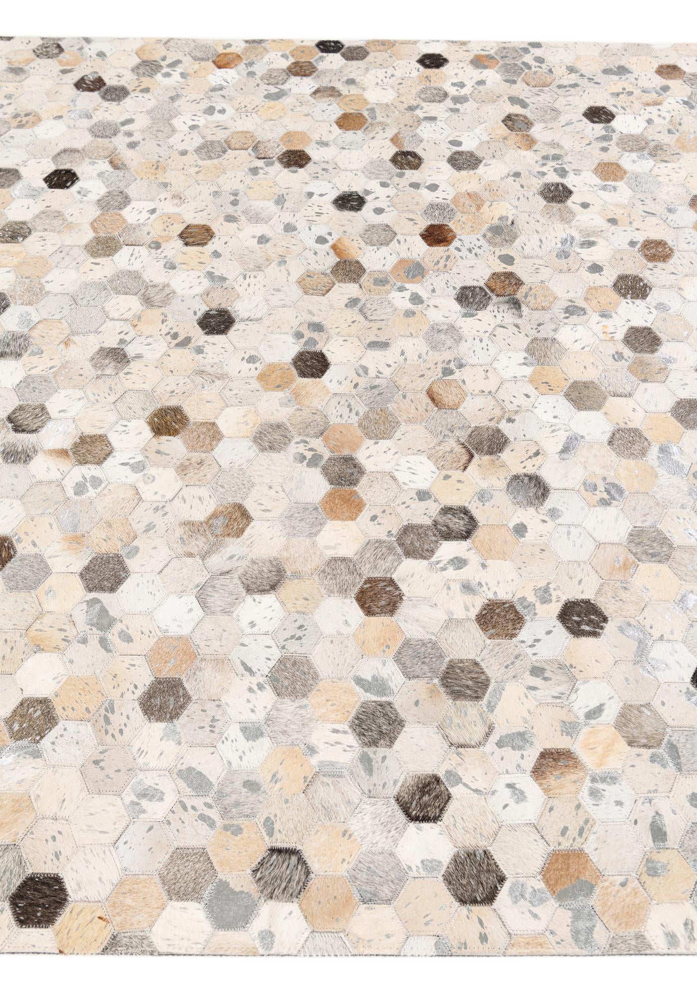 5' x 8' Cowhide Stocks Rug