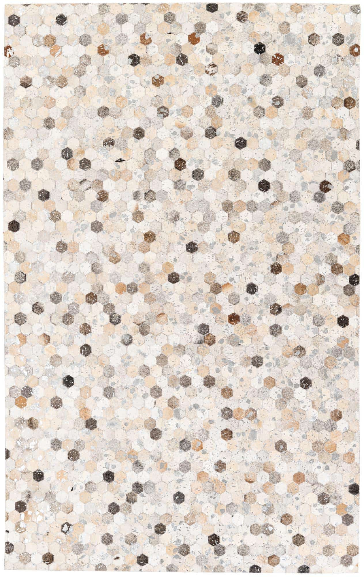 5' x 8' Cowhide Stocks Rug