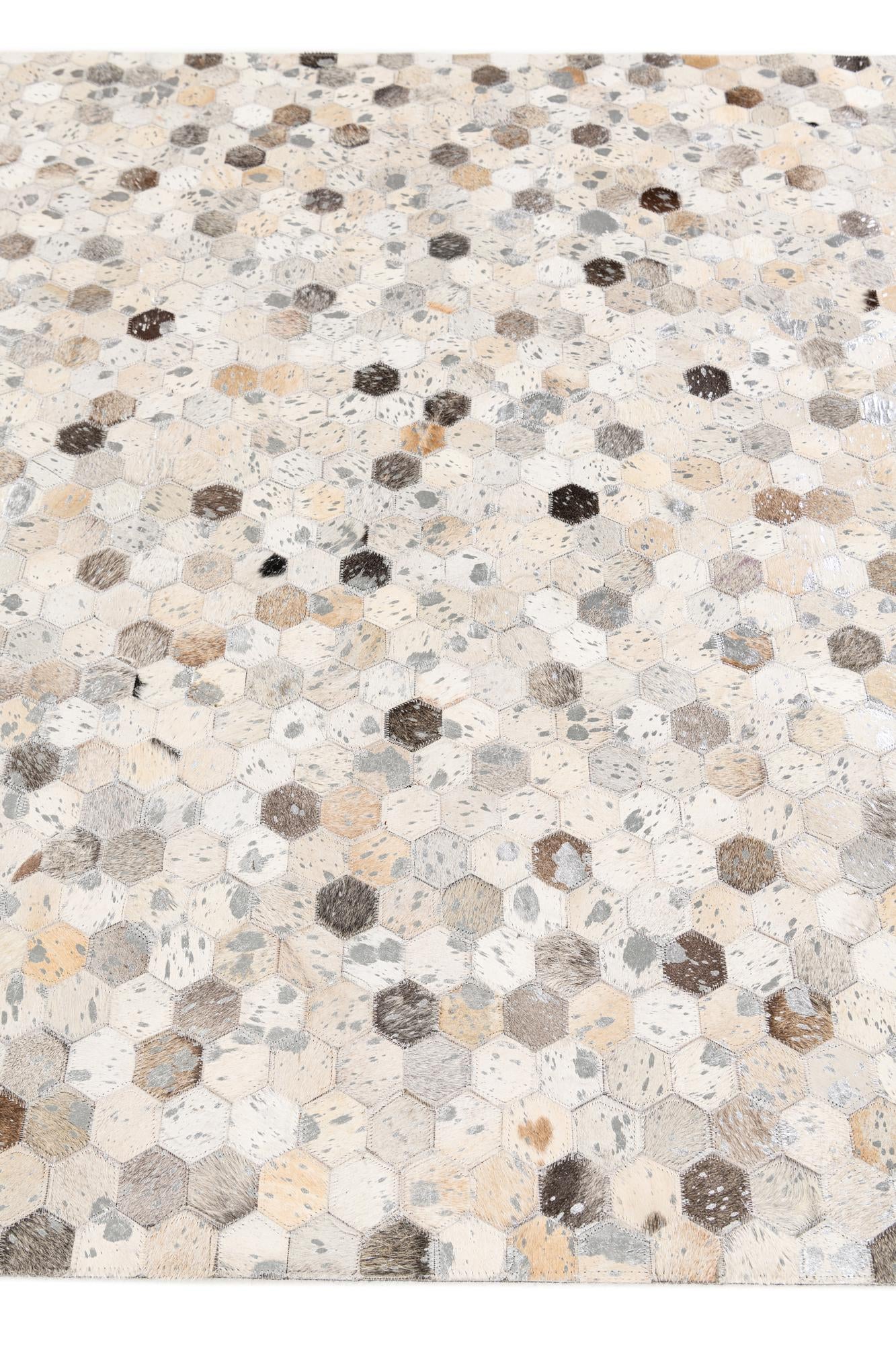 5' 1 x 8' 2 Cowhide Stocks Rug