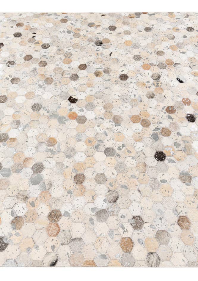 Detail image of 5' x 8' Cowhide Stocks Rug
