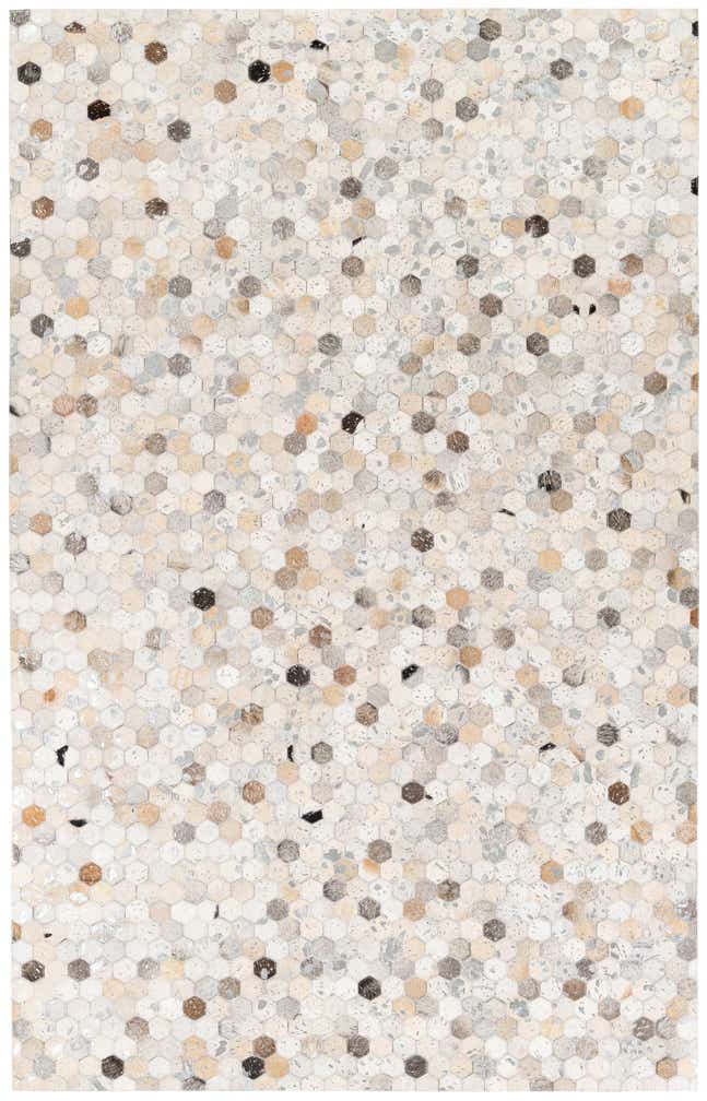 5' x 8' Cowhide Stocks Rug
