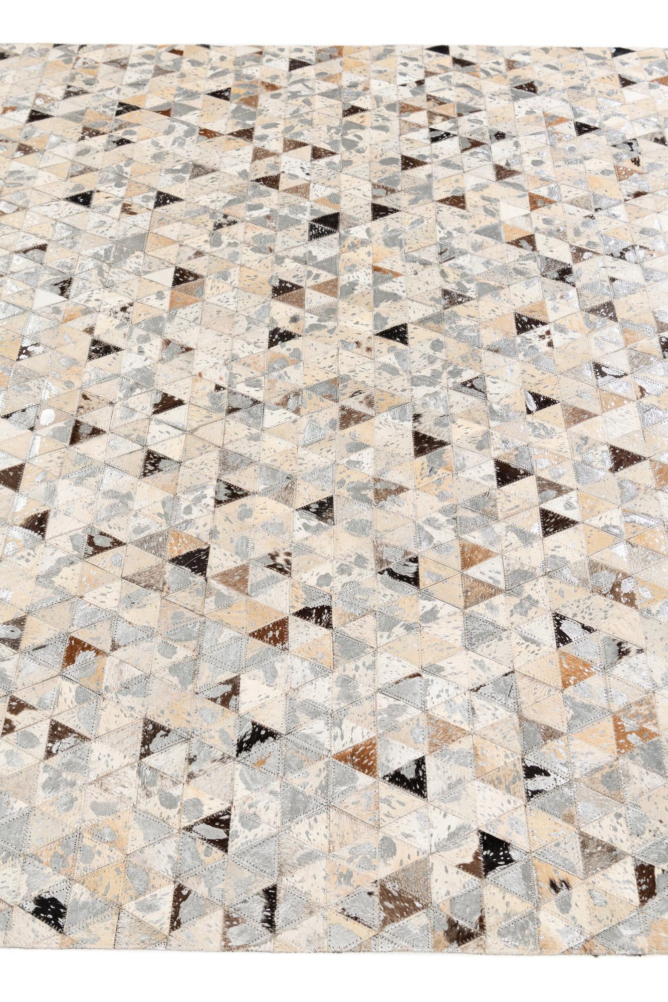5' 4 x 7' 5 Cowhide Stocks Rug