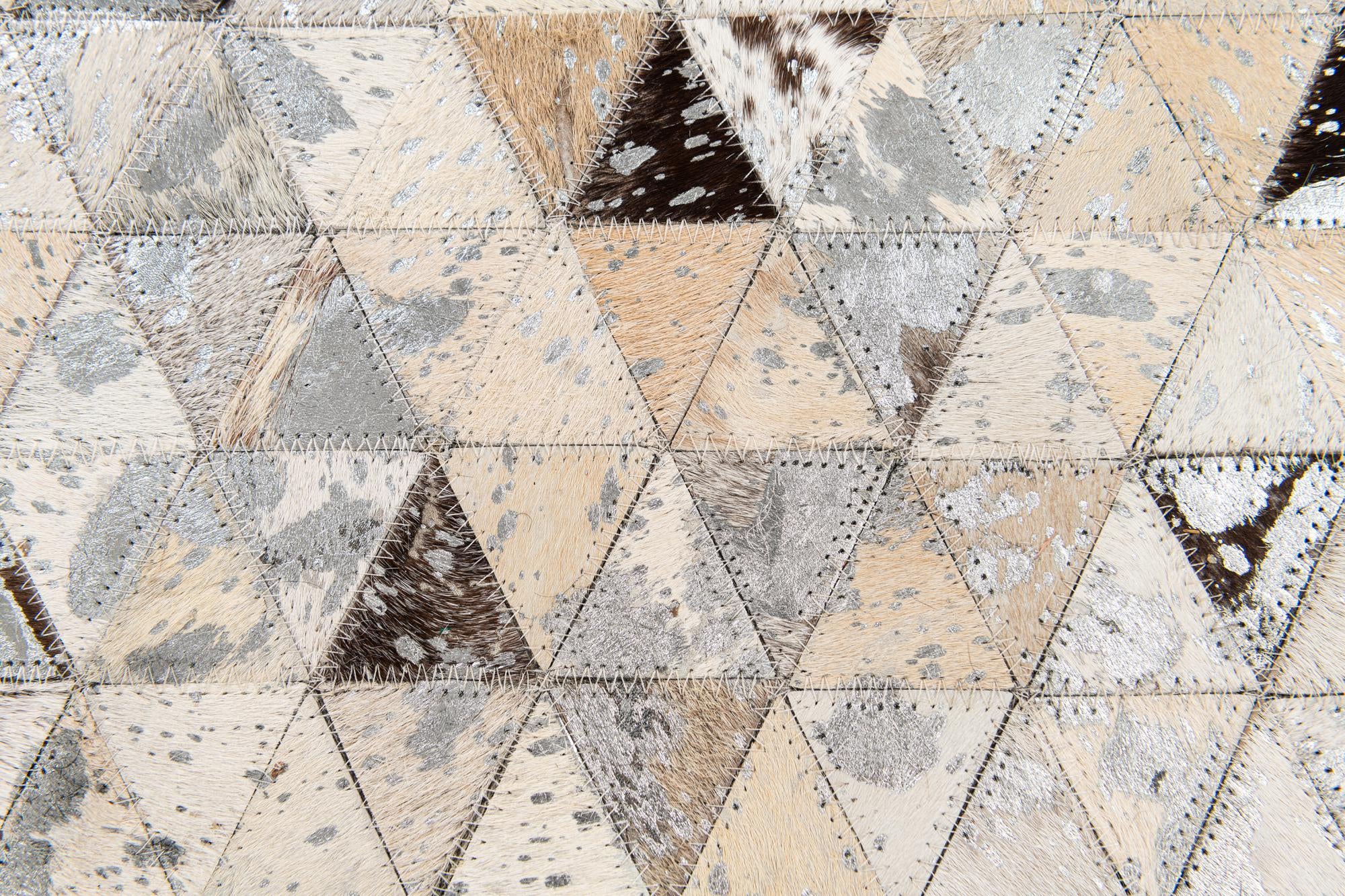 5' 4 x 7' 5 Cowhide Stocks Rug