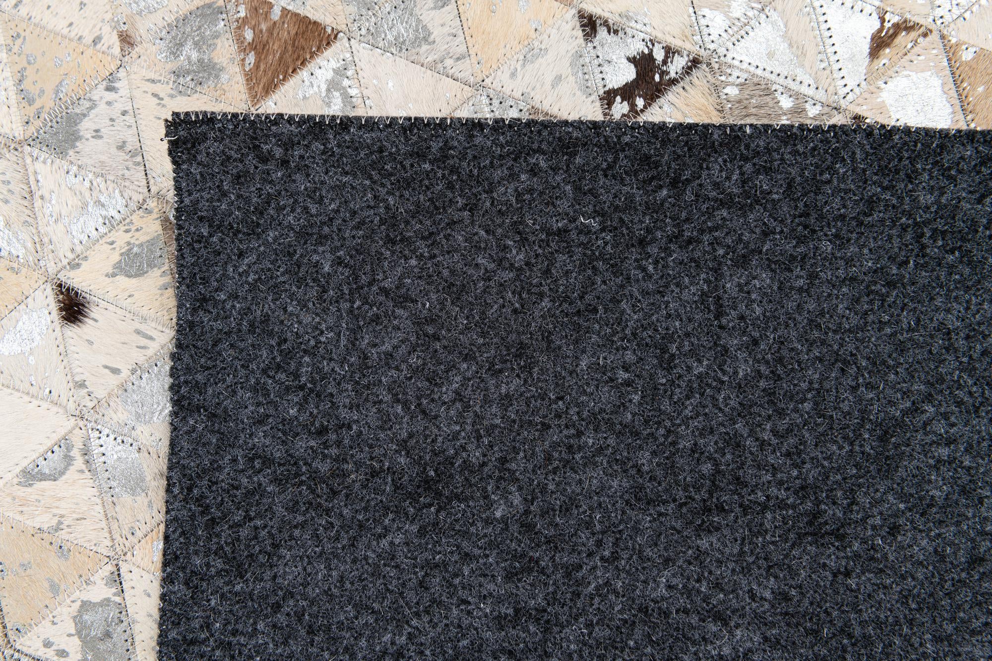 5' 4 x 7' 5 Cowhide Stocks Rug