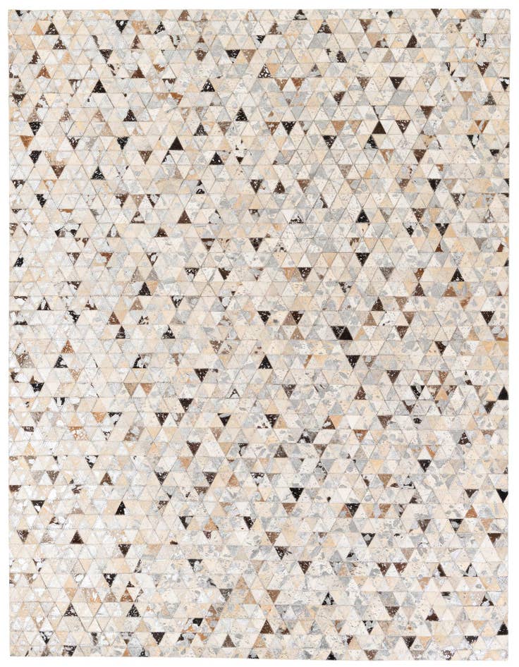 Detail image of 5' 4 x 7' 5 Cowhide Stocks Rug
